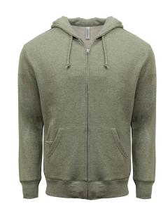 Unisex Triblend French Terry Full-Zip