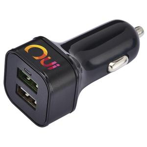 Chargeur double USB pour la voiture avec QC 3.0