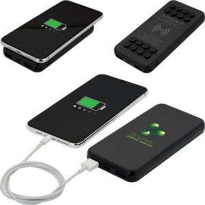 Octo Grip Wireless Charger & Power Bank 10,000 mAh