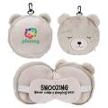Comfort Pals Bear 2-in-1 Pillow Sleep Mask