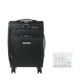 Samsonite Ascentra Carry-on Spinner and 6 Piece Travel Bottle Set