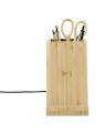 Auden Bamboo Wireless Charging Pencil Cup