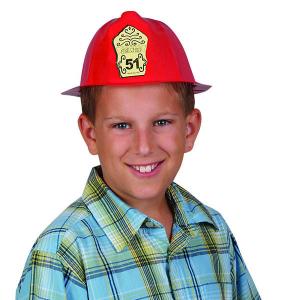 Chapeau de pompier pour enfants - Décoré