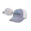 Heathered Polyester With Soft Mesh Back Cap