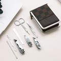 Nail Clippers Set With Zipper Case