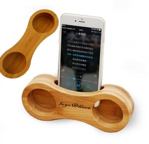 Universal Bamboo Mobile Holder Amplifier