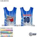 48 Hr Quick Ship - Domestic Made Athletic, Breathable Mesh Adult Sports Pinnie